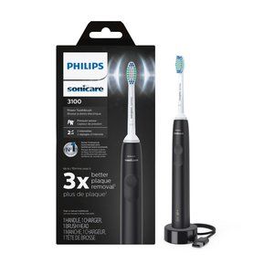 Philips Sonicare 3100 Power Toothbrush, Rechargeable Electric Toothbrush with Pr